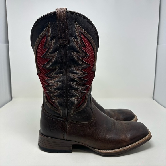 Ariat VentTek Ultra Western Boots Size 10D Brown‎ Red